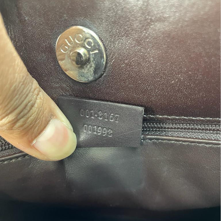 Gucci Brown Leather Shoulder Bag